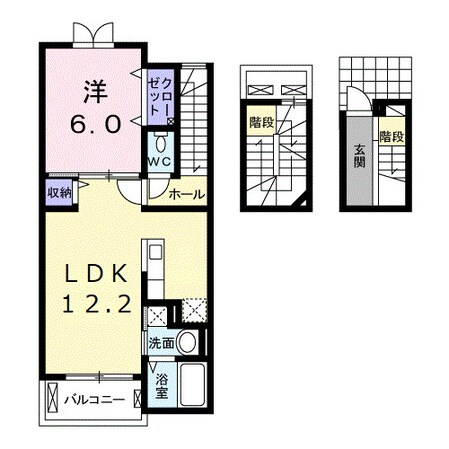 Ｃｒｅａｔｉｏｎ　Ⅰの物件間取画像